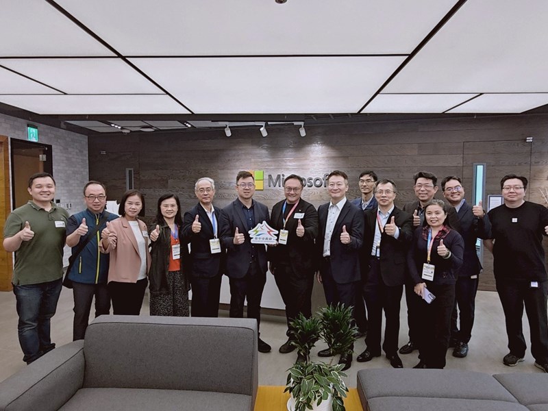副市長率團參訪台灣微軟