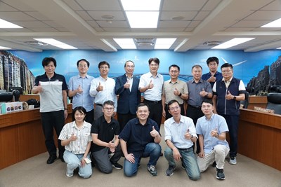 中市與澎湖縣市府團隊合影