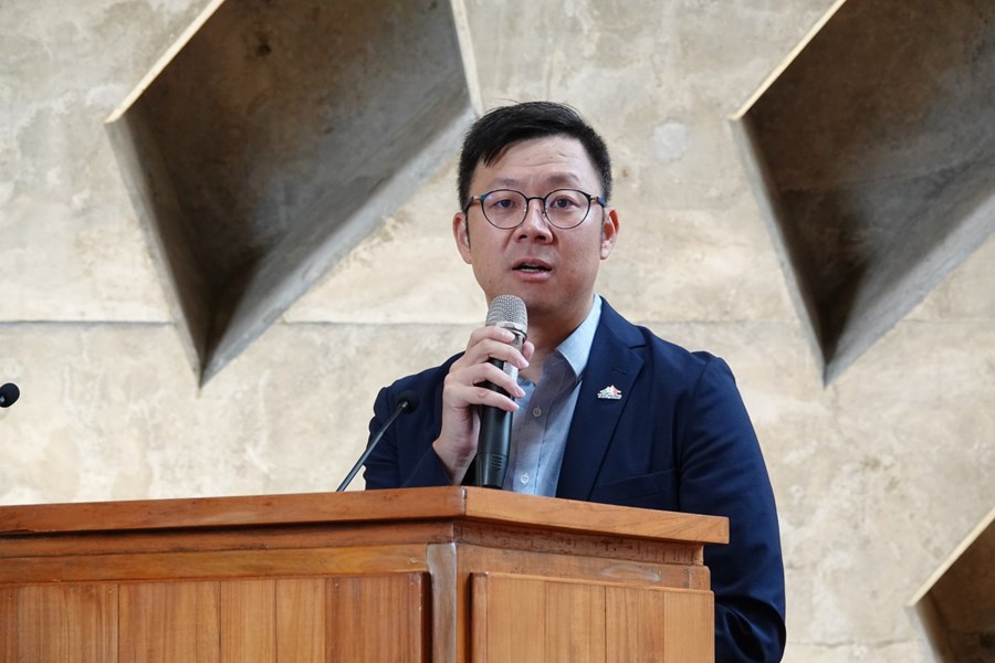 臺中市林谷隆副秘書長於開營典禮致詞